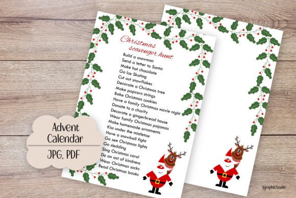 Download Christmas Scavenger Hunt, Winter Game - Christmas scavenger hunt Collection