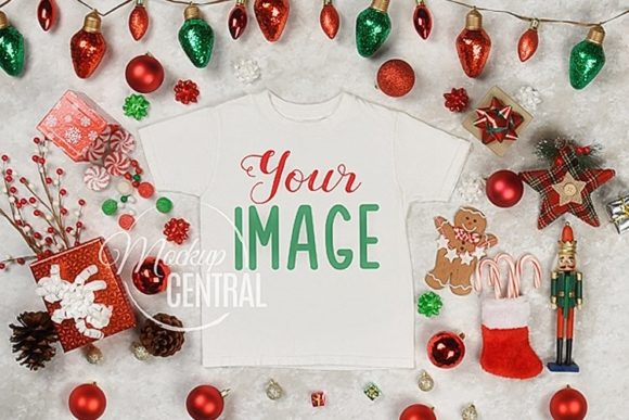 Download Christmas T-Shirt Top View Apparel - Apparel Collection