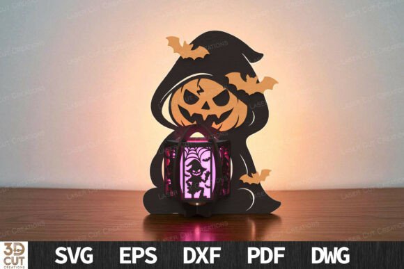 Download Cute Jack O Lantern Light Box SVG - Jack o lantern Collection