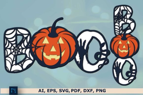 Download Pumpkin Jack O Lantern BOO Sign SVG Set - Jack o lantern Collection