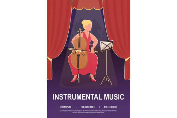 Download Instrumental Music Poster Template - Premium Resources